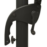 vidaXL Parasol de jardin à 4 niveaux avec mât en aluminium bleu azuré
