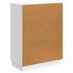 vidaXL Buffet Blanc 66 x 34 5 x 87 cm Bois d'ingénierie