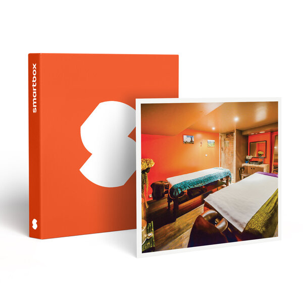 SMARTBOX - Coffret Cadeau Parenthèse de détente en duo avec massage de 50 min hammam et repas à Paris - Bien-être
