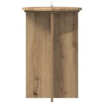 vidaXL Support de Plante 2 pièces Chêne artisanal Ø40 x 60 cm