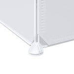 vidaXL Cubes de rangement 20 Pièces avec tiges de suspension PP