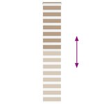 vidaXL Store zèbre marron sable largeur du tissu 45 9 cm polyester