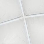 vidaXL Tente de réception 4x4 m blanc