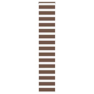 vidaXL Store zèbre marron 50x230 cm largeur du tissu 45 9 cm polyester