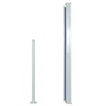 vidaXL Auvent latéral rétractable de patio 170x300 cm Bleu