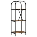 vidaXL Étagère Chêne fumé 40 x 30 x 109 cm Bois d'ingénierie