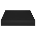 vidaXL Étagère flottante murale noir 23x23 5x3 8 cm MDF