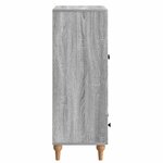 vidaXL Buffet Sonoma gris 66 x 34 5 x 95 cm Bois d'ingénierie