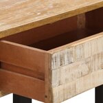 vidaXL Table console 100x30x75 cm Bois de manguier massif