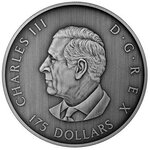Pièce de monnaie en Argent 175 Dollars g 738.92 Millésime 2025 PREDATOR OR PREY IN SHADOW BOX