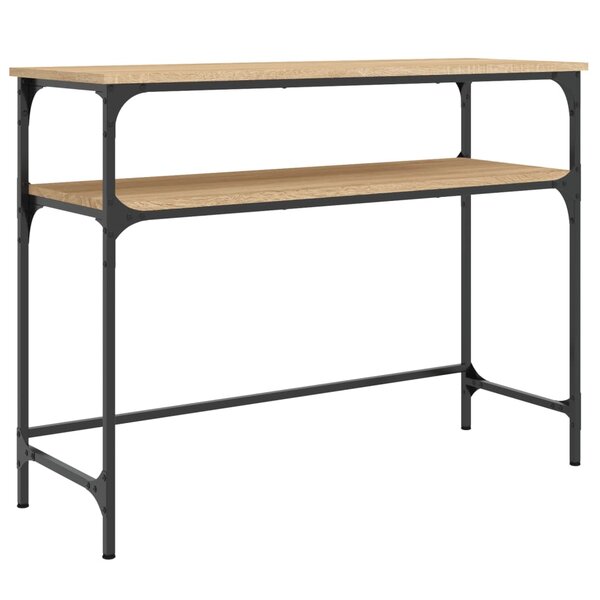 vidaXL Table console chêne sonoma 100x35 5x75 cm bois d'ingénierie