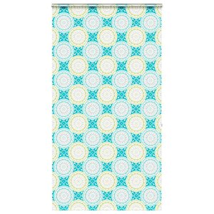 vidaXL Store enrouleur de douche avec cassette largeur du tissu 136 cm