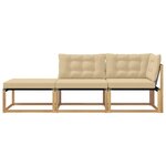 vidaXL Unité de canapé sectionnel Blanc 241 5 x 83 x 73 cm