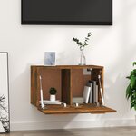 vidaXL Armoire murale Chêne fumé 60x36 5x35 cm Bois d'ingénierie