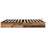 vidaXL Cadre de lit ottoman Bois ancien 160 x 200 cm Bois d'ingénierie