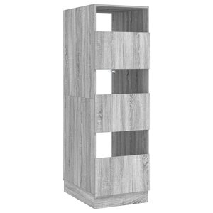 vidaXL Armoire à Laver Gris Sonoma 50 x 68 x 162 cm Bois d'ingénierie