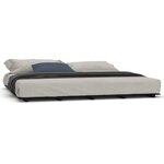 vidaXL Cadre de lit Noir 200x200 cm Bois de pin massif