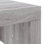 vidaXL Table basse sonoma gris 102x50x36 cm bois d'ingénierie