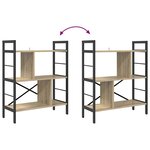 vidaXL Étagère Chêne Sonoma 75 x 30 x 91 cm Bois d'ingénierie