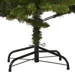 vidaXL Sapin de Noël artificiel à charnières avec support vert 120 cm