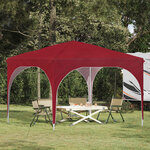 vidaXL Tente de fête pop-up 290 x 290 x 245 cm Bordeaux