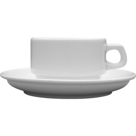 Lot de 6 tasses basse hel - stalgast - 90 - porcelaine x60mm