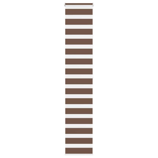 vidaXL Store zèbre marron 45x200 cm largeur du tissu 40 9 cm polyester
