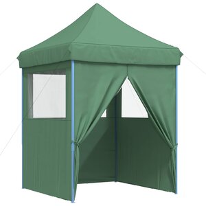 vidaXL Tente de fête 200 x 200 x 306 cm Vert Tissu Oxford