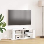 vidaXL Support de télévision Blanc 96 x 35 x 33 5 cm