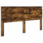 vidaXL Tête de lit Chêne fumé 200 cm Bois d'ingénierie