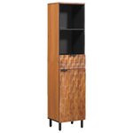 vidaXL Armoire de salle de bain avec étagère Marron 38 x 33 x 160 cm