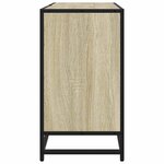 vidaXL Meuble de salle de bain avec lavabo Chêne Sonoma 65 x 33 x 60 cm Bois d'ingénierie