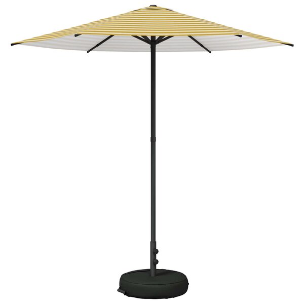 vidaXL Parasol de jardin avec base 230 x 230 cm Polyester