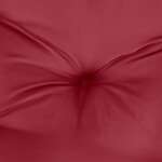 vidaXL Coussin de banc de jardin rouge bordeaux 120x50x7 cm