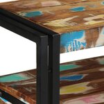 Tables d'appoint vidaXL Multicolores 90x33x75 cm en bois de récupération et métal