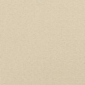 vidaXL Canapé à 3 places Crème 180 cm Tissu