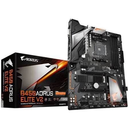 Gigabyte b450 aorus elite v2 amd b450 emplacement am4 atx