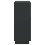 vidaXL Buffet Noir 66 x 34 5 x 87 cm Bois d'ingénierie