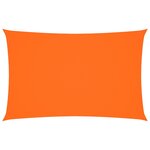 vidaXL Voile de parasol tissu oxford rectangulaire 2x5 m orange