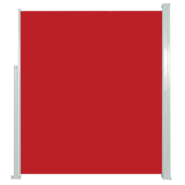 vidaXL Auvent latéral rétractable 120 x 300 cm Rouge