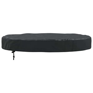 vidaXL Housse de Table Extérieure Noir 72 x 72 x 10 cm Tissu 600D