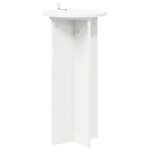 vidaXL Support de Plante 2 pièces Blanc Ø29 5 x 60 cm