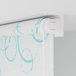 vidaXL Store roulant de douche 80x240 cm Bulle