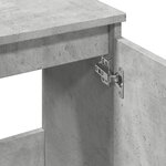 vidaXL Meuble d'évier gris béton 58x33x60 cm bois d'ingénierie