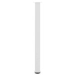 vidaXL Pieds de table de bar 4 pièces Blanc 110-112 cm Acier