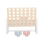 Tic tac toe jeu en bois pastel