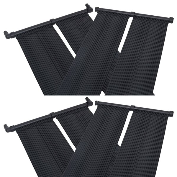 vidaXL Panneaux solaires de chauffage de piscine 4 Pièces 80x310 cm