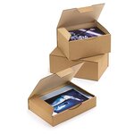 Boîte carton brune d'expédition rajapost 25x20x10 cm (lot de 50)