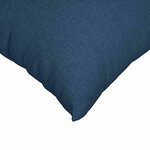 vidaXL Coussins de canapé 2 Pièces Bleu 45 x 45 cm tissu