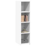 vidaXL Buffet blanc 30x41x124 cm bois d'ingénierie